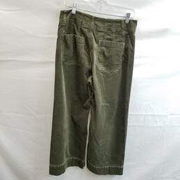 Maeve by Anthropologie Women's Green Corduroy Collette Pants Size 29 alternative image