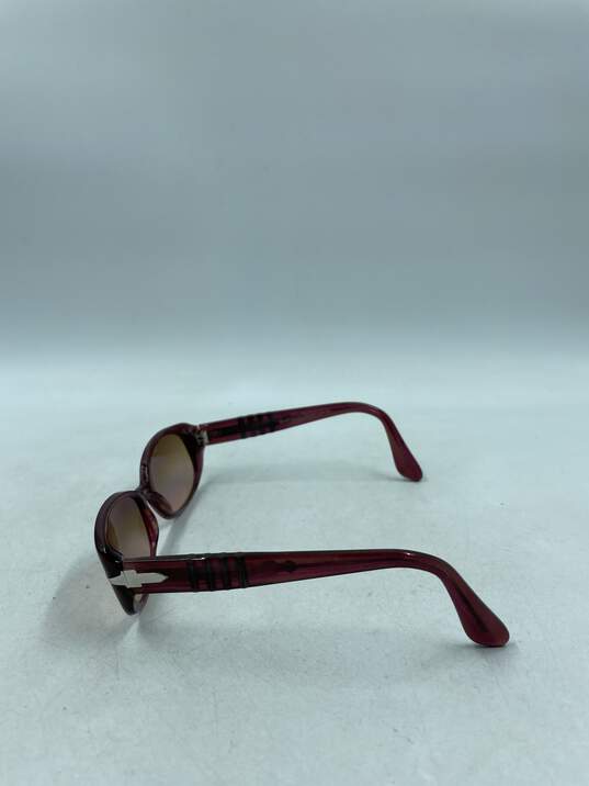 Persol Garnet Brown Rectangle Sunglasses image number 4