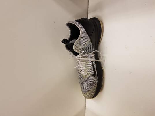 Size 17 - Nike LeBron Witness 4 White Black Basketball Shoes image number 2