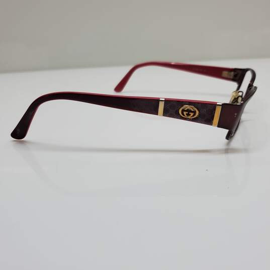AUTHENTICATED GUCCI GG2910 RED Rx EYEGLASS FRAMES ONLY 54|17 image number 5