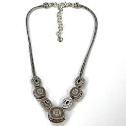 Designer Brighton Silver-Tone Venus Rising Crystal Stone Statement Necklace alternative image