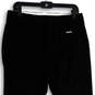 NWT Womens Black Flat Front Slash Pocket Straight Leg Dress Pants Size 6 image number 4