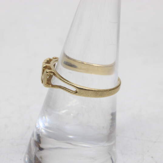 10K Yellow Gold 'MOM' Ring(Size 7.5)-1.7g image number 3