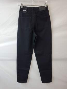 Missguided Riot High Waisted Mom Jeans Black Size 4 alternative image
