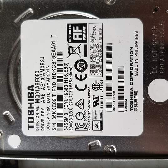 Lot of 2 500GB 2.5 inch SATA Laptop Hard Drives image number 4