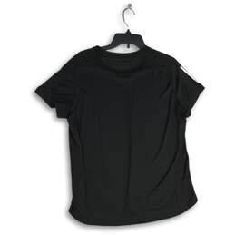Adidas Womens Black Crew Neck Short Sleeve Activewear Pullover T-Shirt Size XL alternative image