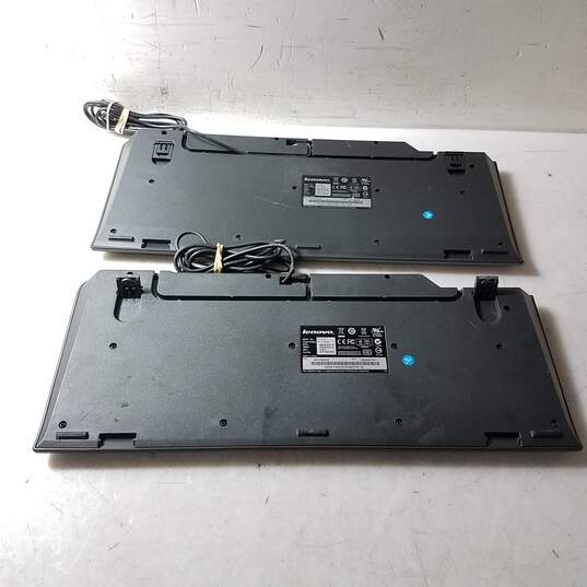 Lot of Two Lenovo USB PC Keyboards Model(KU-0225) image number 2