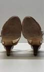 Coach Ginger Tan T-Strap Strappy Leather Sandals Women's Size 6.5B image number 6