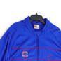 Mens Blue Chicago Cubs Logo Full-Zip Activewear Track Jacket Size XXL image number 4