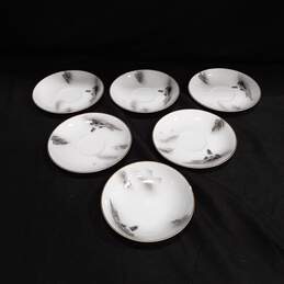 6PC Fukagawa Arita Hand Painted Saucers & Bowl Bundle