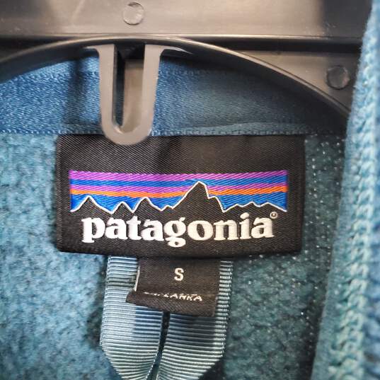 Patagonia Women Blue 1/4 Zip Sweater S image number 4