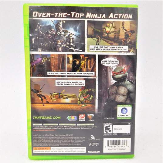 TMNT Teenage Mutant Ninja Turtles Microsoft Xbox 360 CIB image number 7