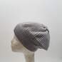 Kate Spade Grey Knit Rib Beret Hat image number 4