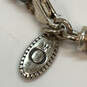 Designer Pandora Sterling Silver Lobster Clasp Snake Chain Bracelet image number 4