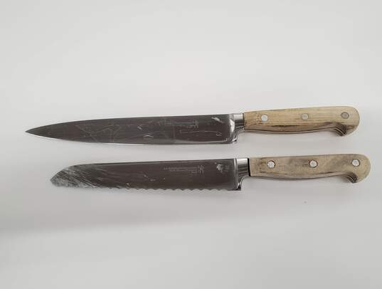 Lot of 2 J.A Henckels Kitchen Knife 8in and 7in. image number 1