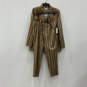 NWT Womens Multicolor Striped Blazer And Pant Two-Piece Suit Set Size S image number 1