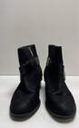 Vince Camuto Leather Romeo Buckle Ankle Booties Black 9.5 image number 2