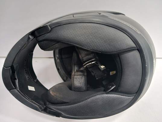 Harley Davidson Matte Black Motorcycle Full Face Flip Visor Helmet with Storage Bag Size S image number 5
