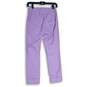 NWT 7th Avenue NY&C Design Studio Womens Purple High-Waist Cropped Pants Sz XS image number 2