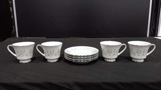 Bundle of Eight Noritake Savannah Teacups and Saucers image number 1
