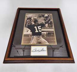 HOF Bart Starr Autograph Circa 1967 with COA Green Bay Packers