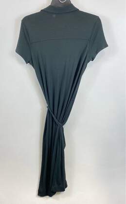 NWT Banana Republic Womens Black Belted Short Sleeve Shirt Dress Size Medium alternative image