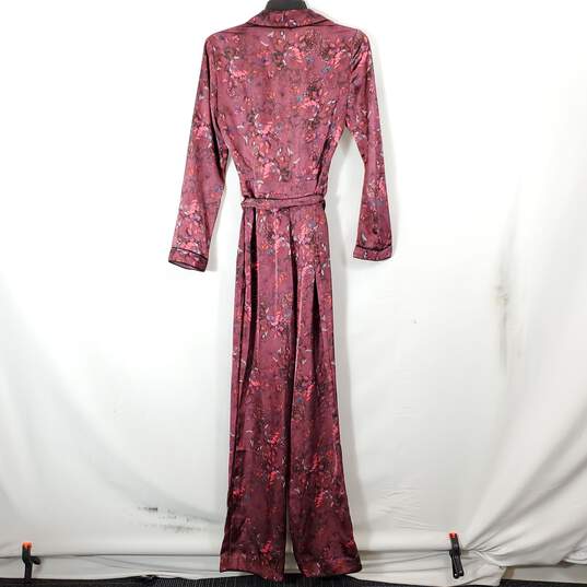 Guess Women Purple Floral Robe Sz XS NWT image number 2