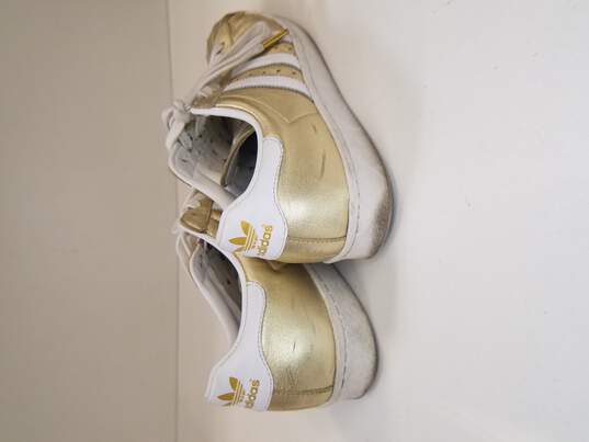 adidas Originals Superstar 80s Men's Metal Gold Sneakers Size 8 image number 4