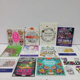 Bundle of 12 Assorted Coloring Books