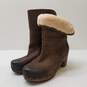 Ugg Women's W Bellevue II 1914 Shearling Brown Leather Boots Size. 6.5 image number 1