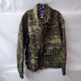 Pendleton Outdoorsman x Cabela's Wool Green Camo Hunting Jacket Size XL