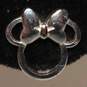 Disney Sterling Silver Minnie Mouse Stud Earrings w/Box - 1.05g image number 2