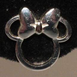 Disney Sterling Silver Minnie Mouse Stud Earrings w/Box - 1.05g alternative image