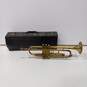 Vintage Sterling Brass Trumpet in Hard Case image number 1