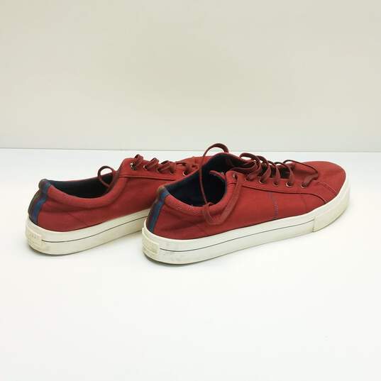 Ted Baker Sarpio Canvas Sneakers Red 12 image number 3