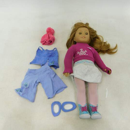 American Girl Mia St. Clair 2008 GOTY Doll W/ Meet Outfit & Pajamas image number 1