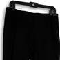 Womens Black Flat Front Stretch Skinny Leg Pull-On Ankle Pants Size Large image number 3