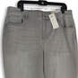 NWT Womens Gray Denim Mdium Wash 5 Pocket Design Skinny Jeans Size 3T image number 3