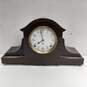 Seth Thomas Brown Wooden Mantel Clock image number 1