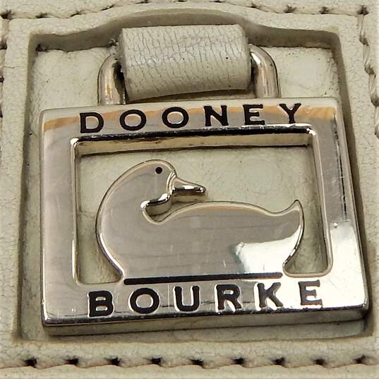 VNTG Dooney + Bourke Cream Color Leather Wristlet image number 4