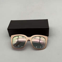 Womens Ella RG-RF19 Rose Gold Polarised Lens Full Rim Sunglasses w/ Case