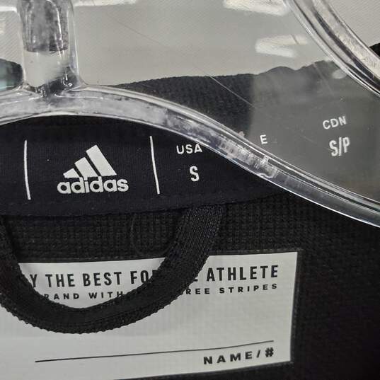 Adidas Black & White FZ Full Zip Jacket WM Size S NWT image number 3
