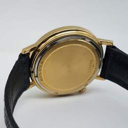 Accutron E63238 35mm Vintage Bulova 14k Yellow Filled Gold Date Watch 41g alternative image