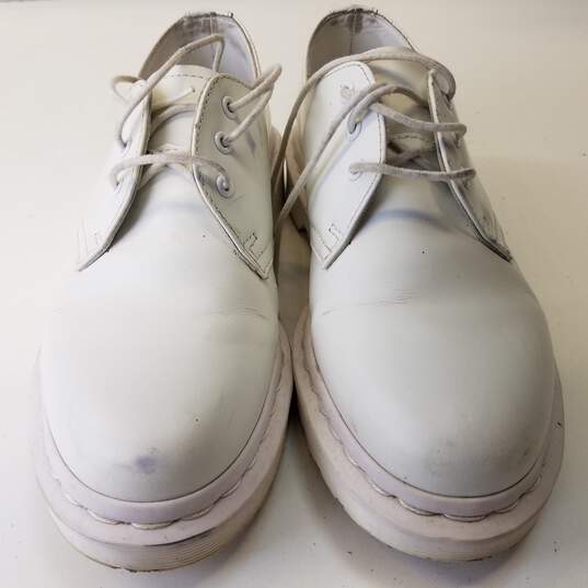 Dr. Martens Leather 1461 Mono Lace Up Shoes White 6 image number 8