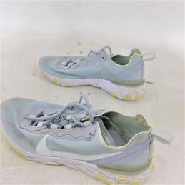 Nike React Element 55 Wolf Grey Ghost Aqua Women's Shoes Size 9