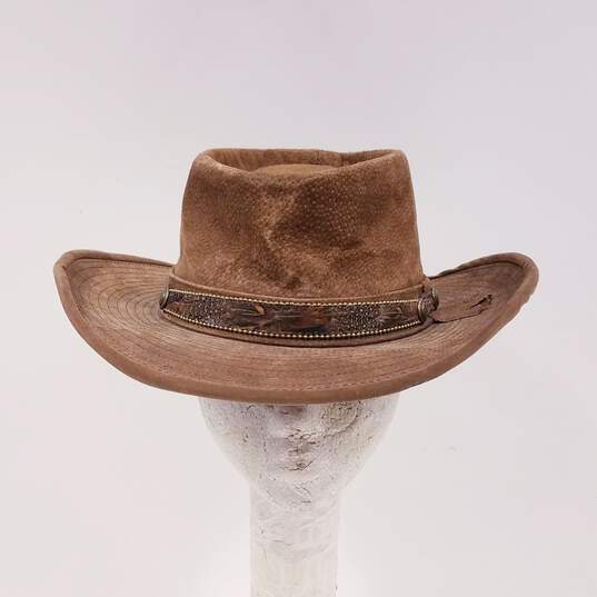 Henschel Hat Co. Hatquaters U.S.A. Genuine Leather Men's Hat image number 1