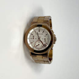 Designer Michael Kors MK-5223 Rose Gold Tone Runway Chronograph Wrist Watch