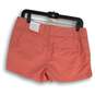 NWT Loft Womens Riviera Pink Flat Front Slash Pocket Chino Shorts Size 4 image number 2