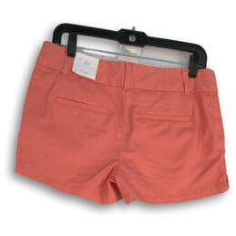 NWT Loft Womens Riviera Pink Flat Front Slash Pocket Chino Shorts Size 4 alternative image