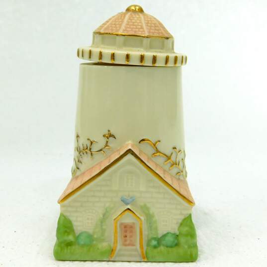2002 Lenox Lighthouse Seaside Spice Jar Fine Ivory China Allspice image number 2
